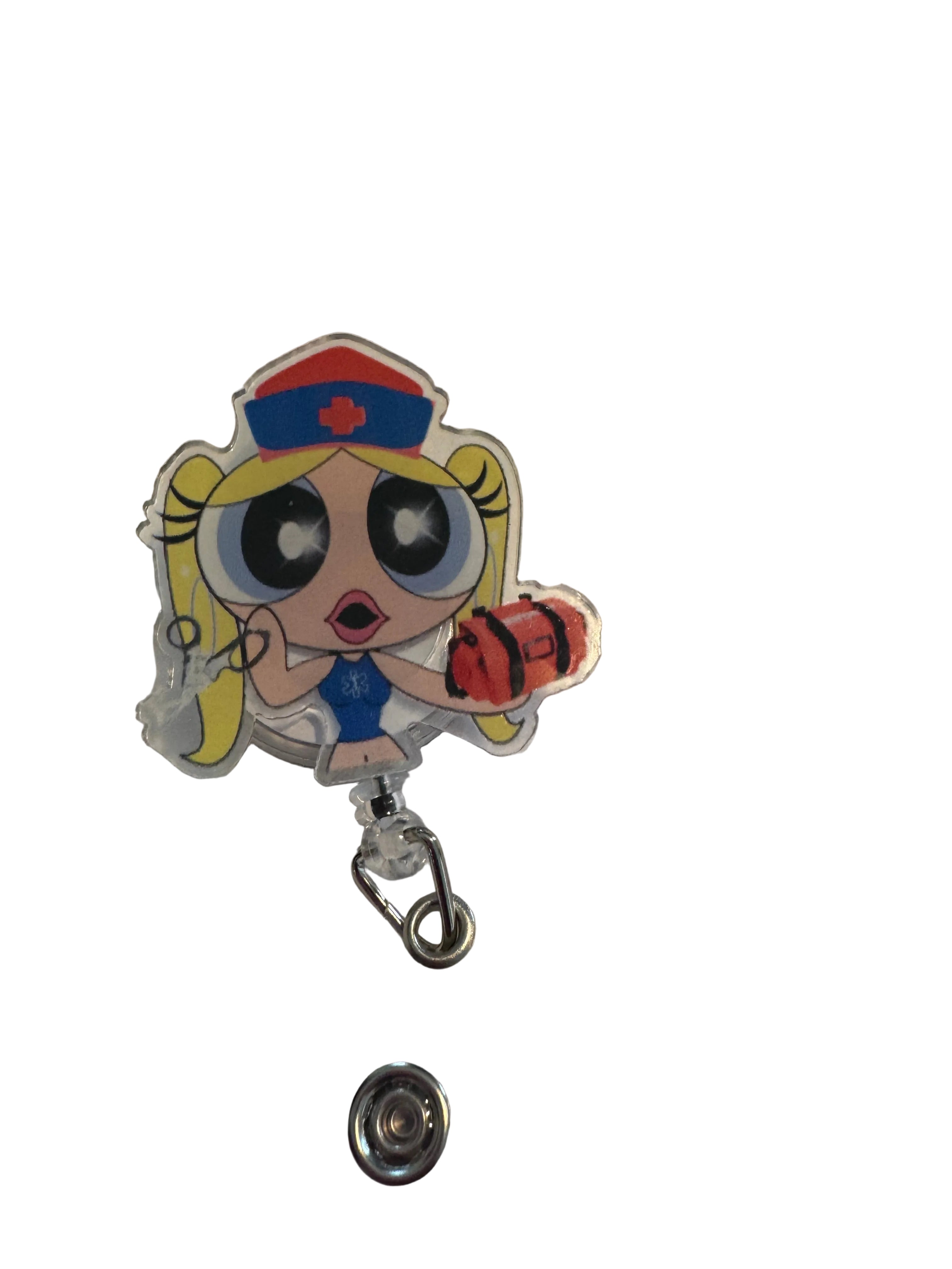 Nurse badge clip