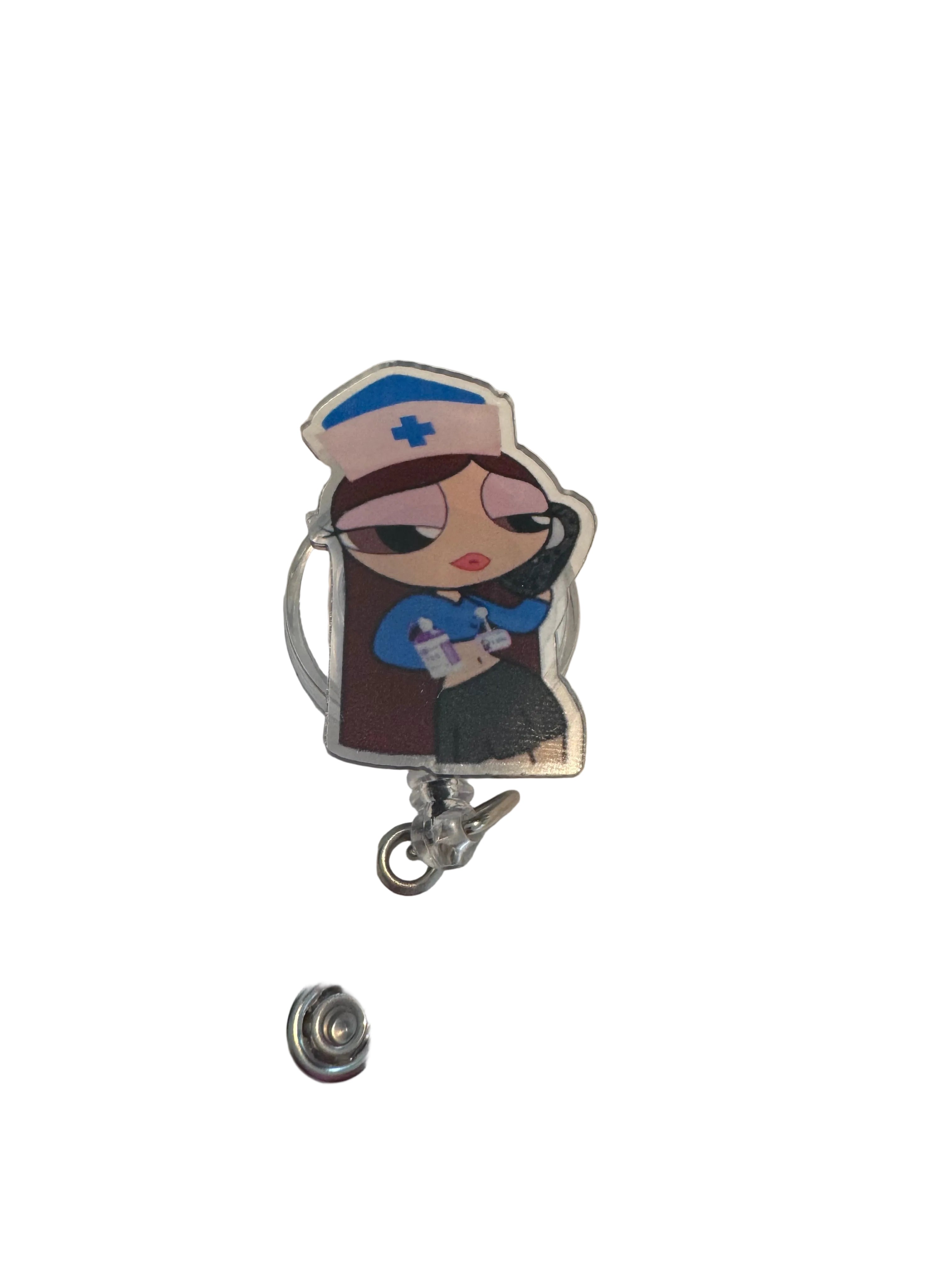 Nurse badge clip