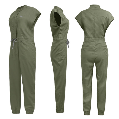 Body by  D'lluxe Scrub Jumpsuit