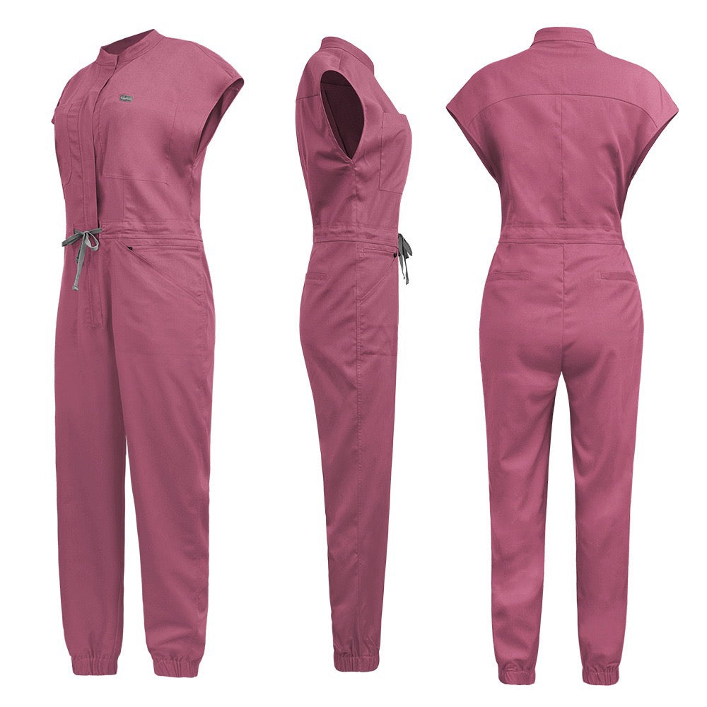 Body by  D'lluxe Scrub Jumpsuit