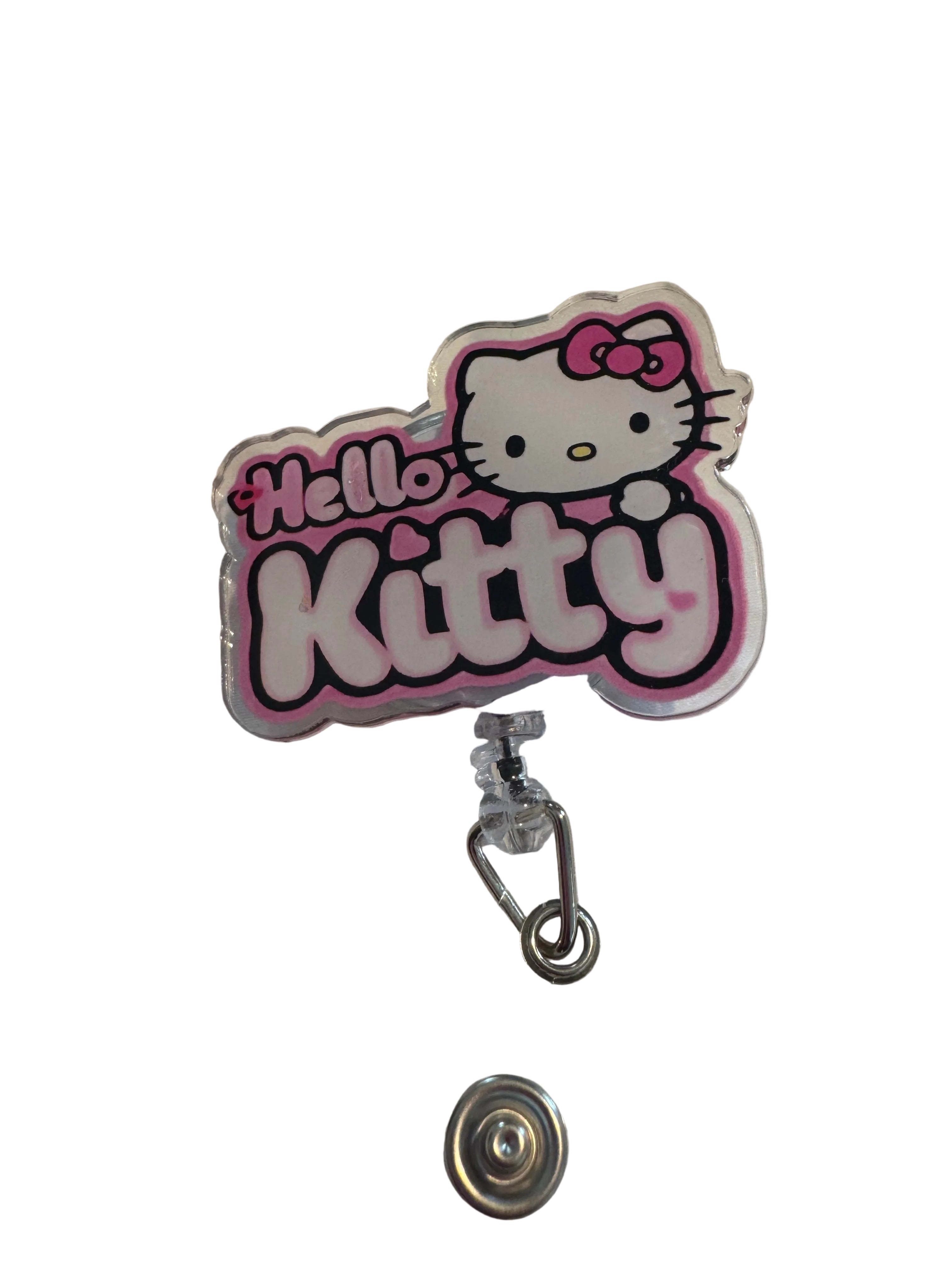Hello Kitty Badge Clip