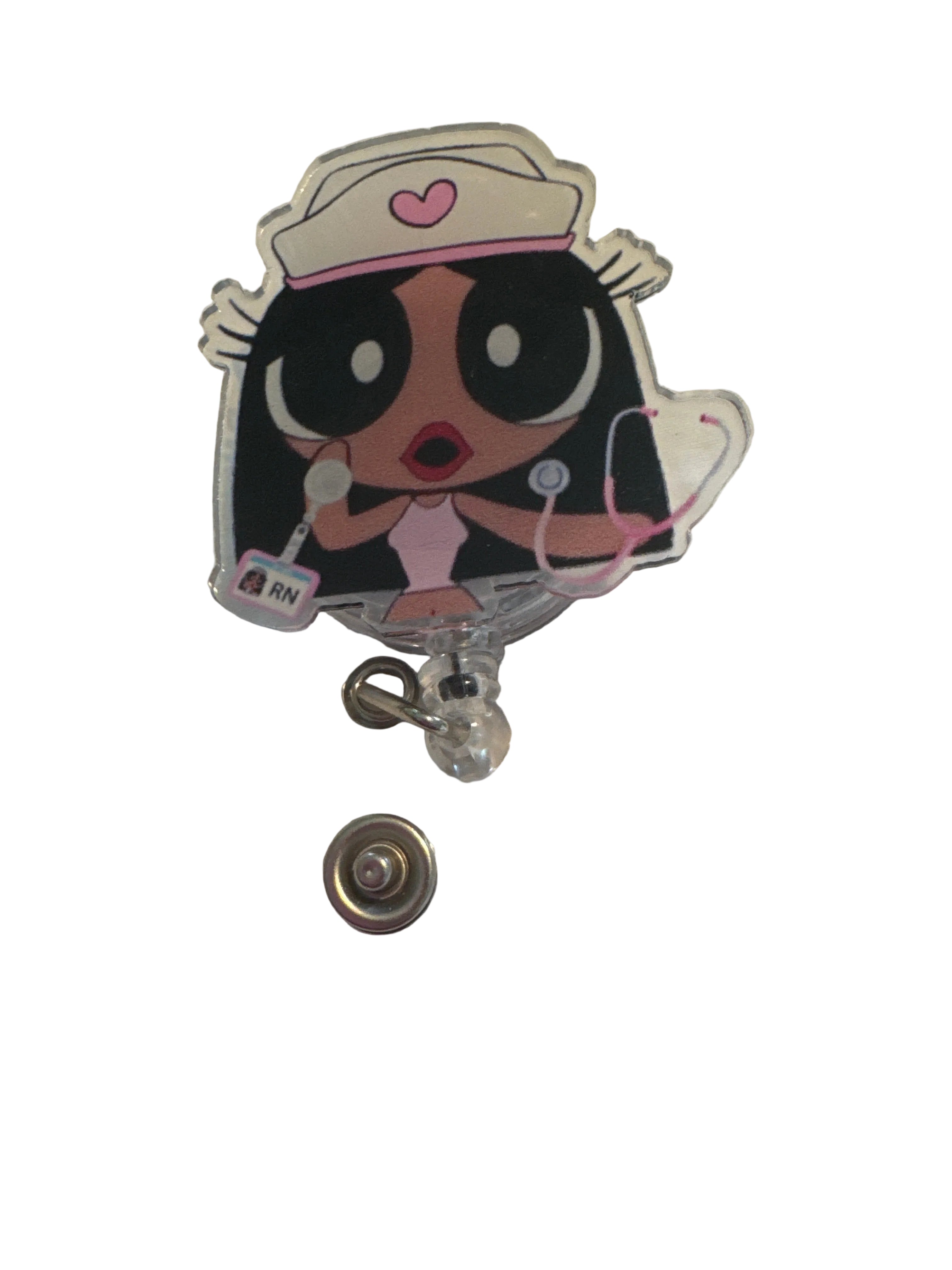 Nurse badge clip