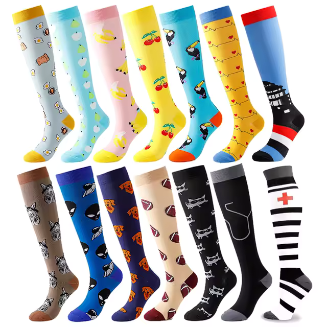 Graphic Compression Socks