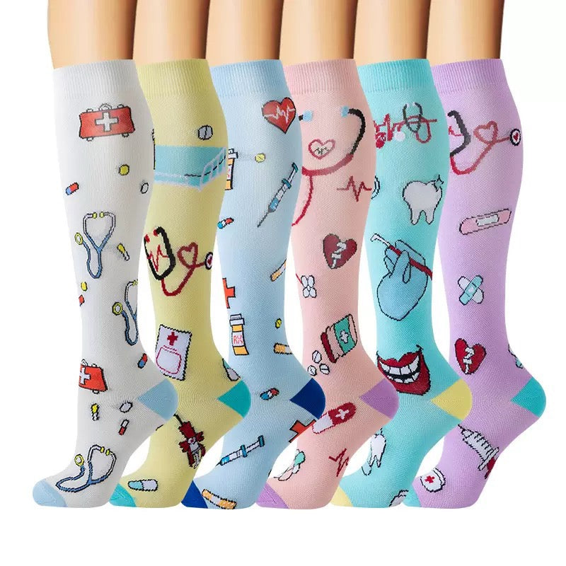 Graphic Compression Socks
