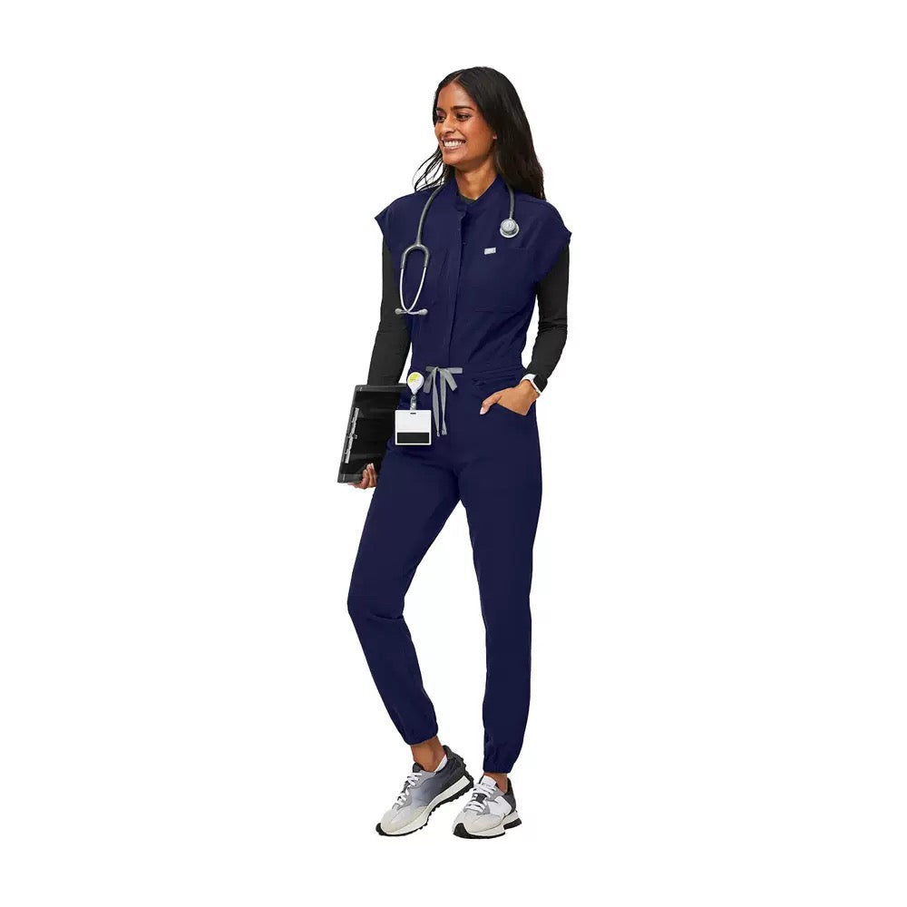 Body by  D'lluxe Scrub Jumpsuit