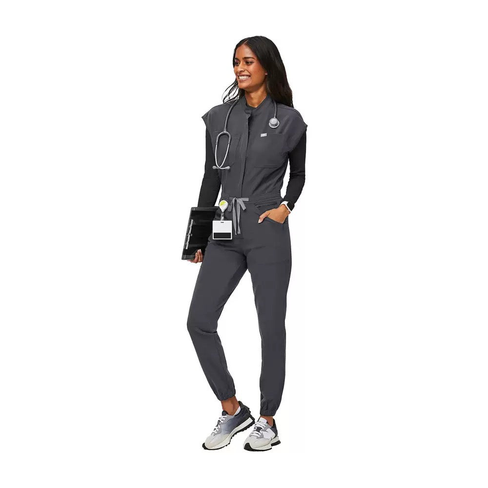 Body by  D'lluxe Scrub Jumpsuit