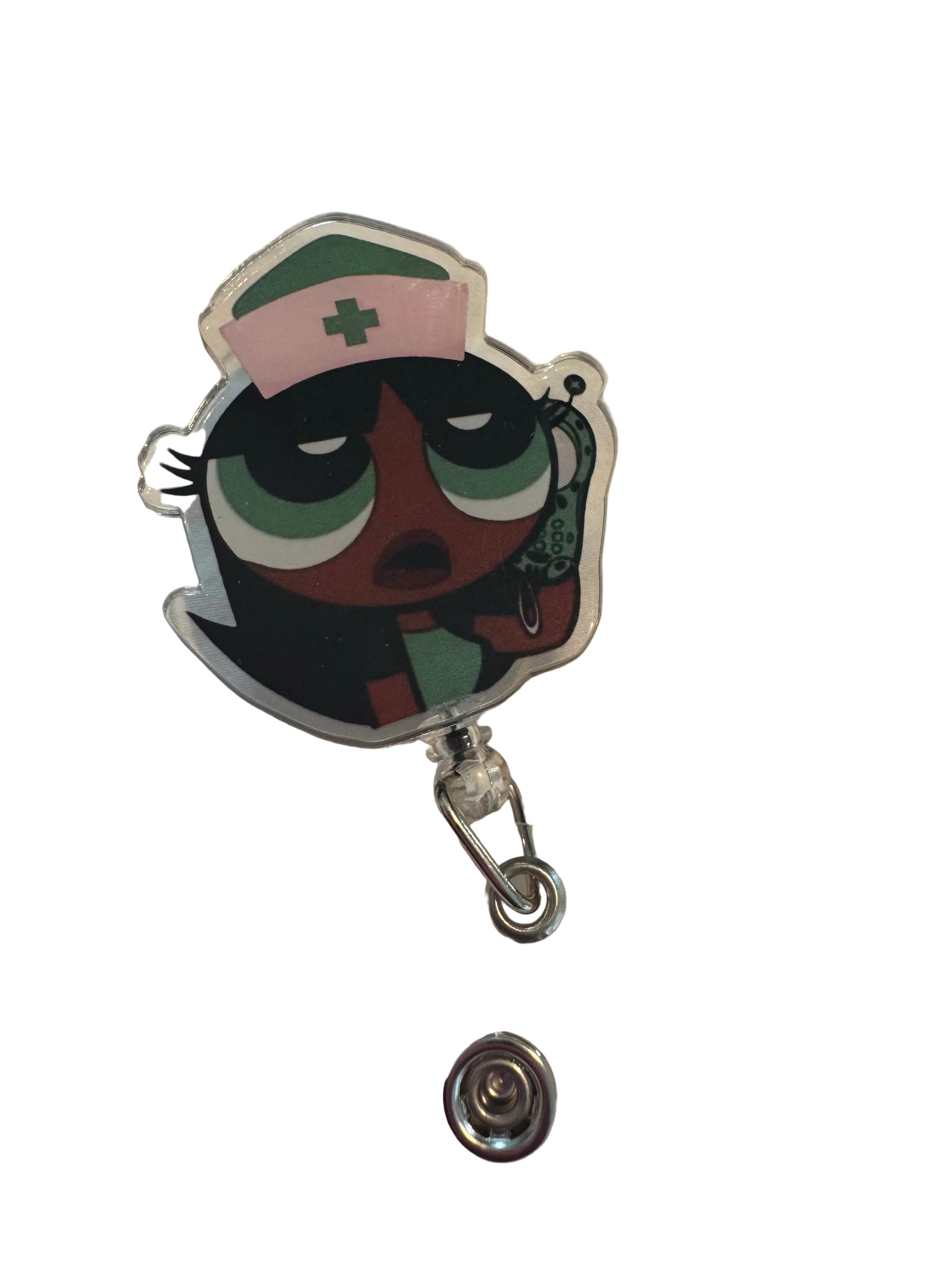 Nurse badge clip