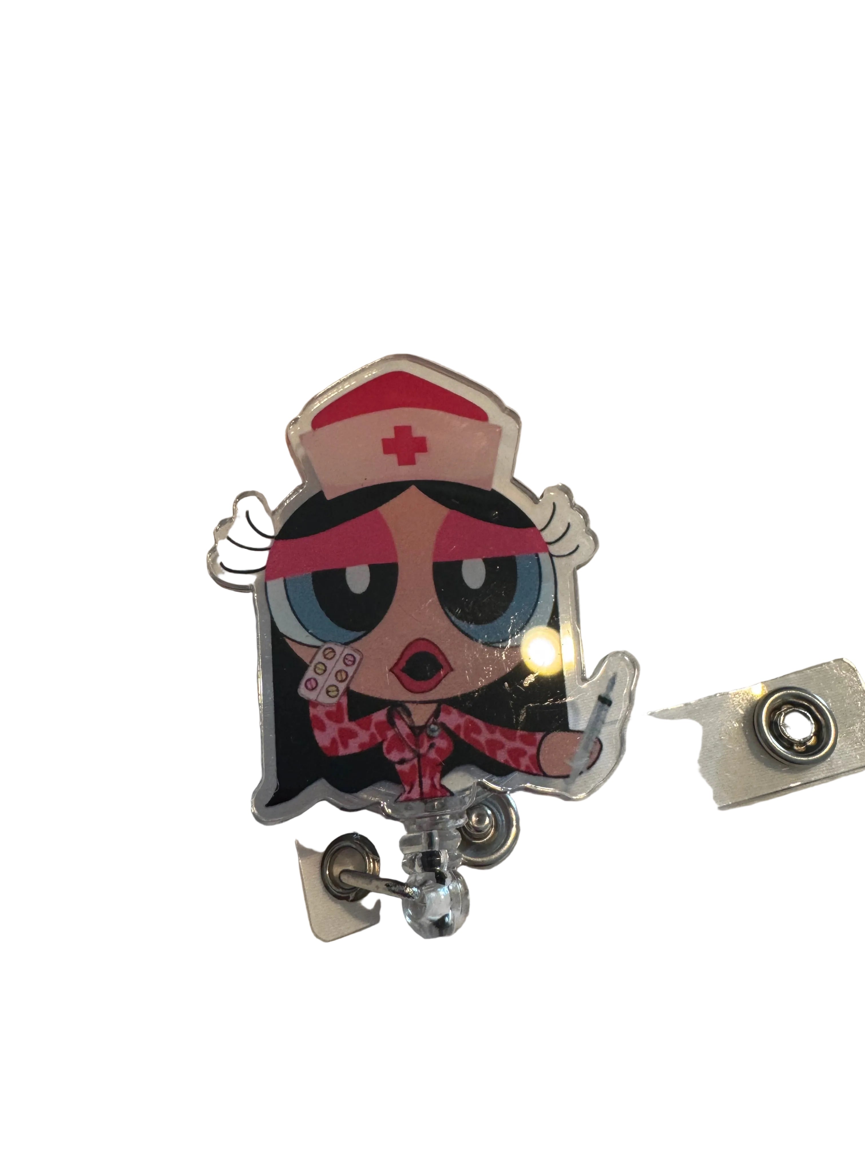Nurse badge clip